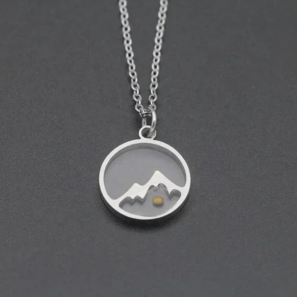 18k Gold Move Mountains Mustard Seed Necklace - Picture 5 of 13